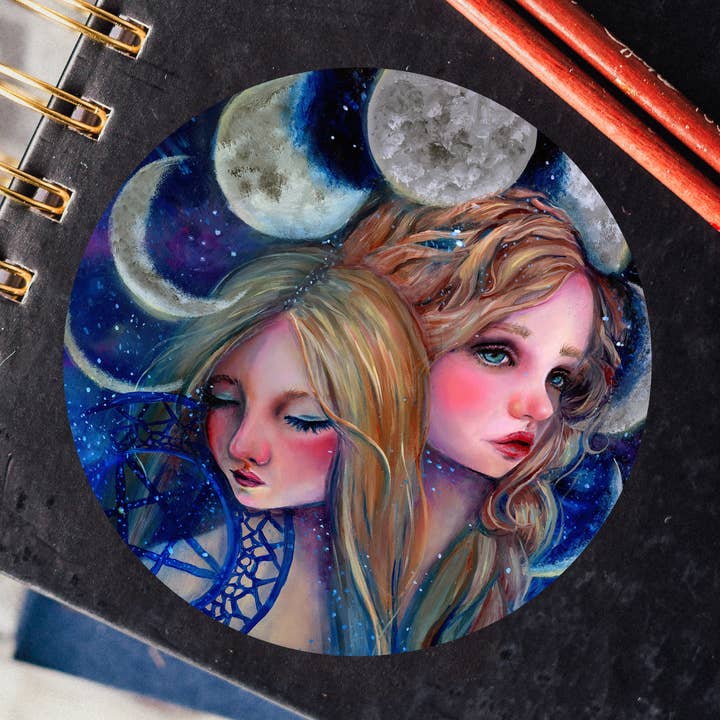 Adesivi rotondi da 7,6 cm per la vendita all'ingrosso da parte di Victoria Virginia