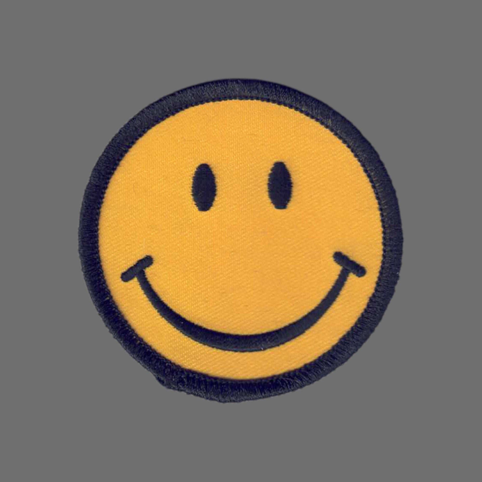 Happy Wood Products - Wholesale Patch - Smile Face Yellow Patch - 7479-212