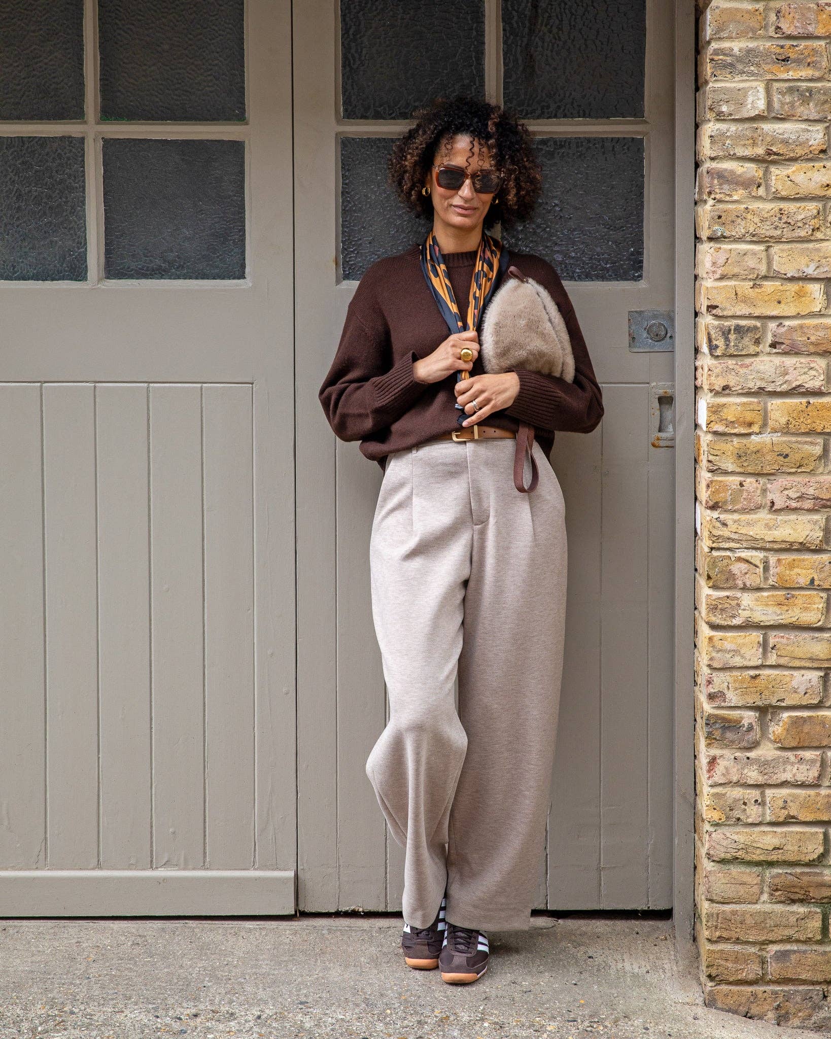 CHALK - Vente Écharpe – femme - Écharpe Luna | Grand Imprimé Léopard1