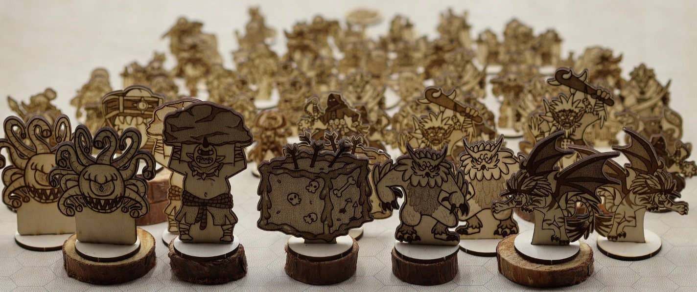 CorvidArts - Wholesale Board Game - Monster Kit (Set of 90)1