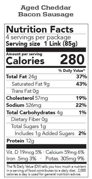 Big Fork - Vendita all'ingrosso Salsicce - Salsiccia di Pancetta Affumicata Ripiena di Formaggio Cheddar Stagionato4