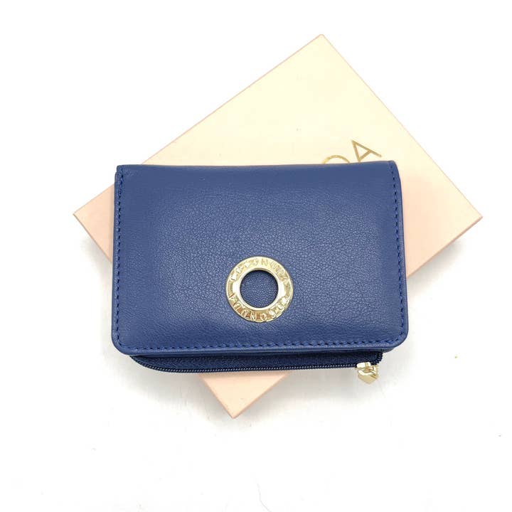 Plånbok i äkta läder, Coconuda, art. PDK403-77 för wholesale av Suie Valentini srl