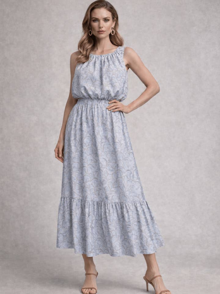 La falda midi y el top floral Eloise para venta al por mayor de Wendi’s Good Things Market