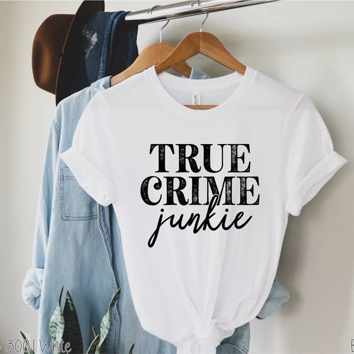 Bama Screens - Wholesale Sublimation Transfer - True Crime Junkie #BS1885