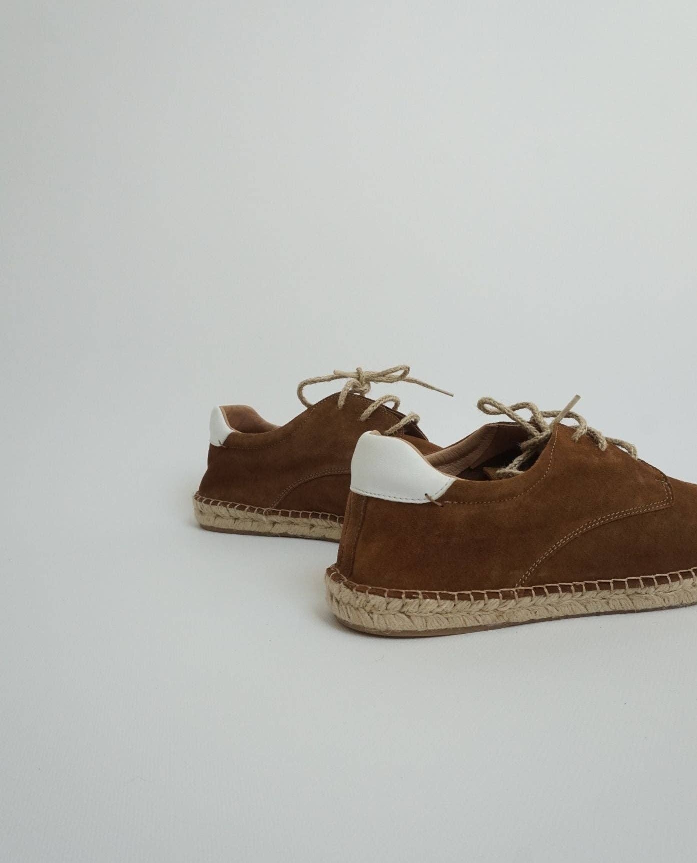 The Hundred Shoes - Wholesale Loafers - Men's - Alpargata Cordon Ante Marron5