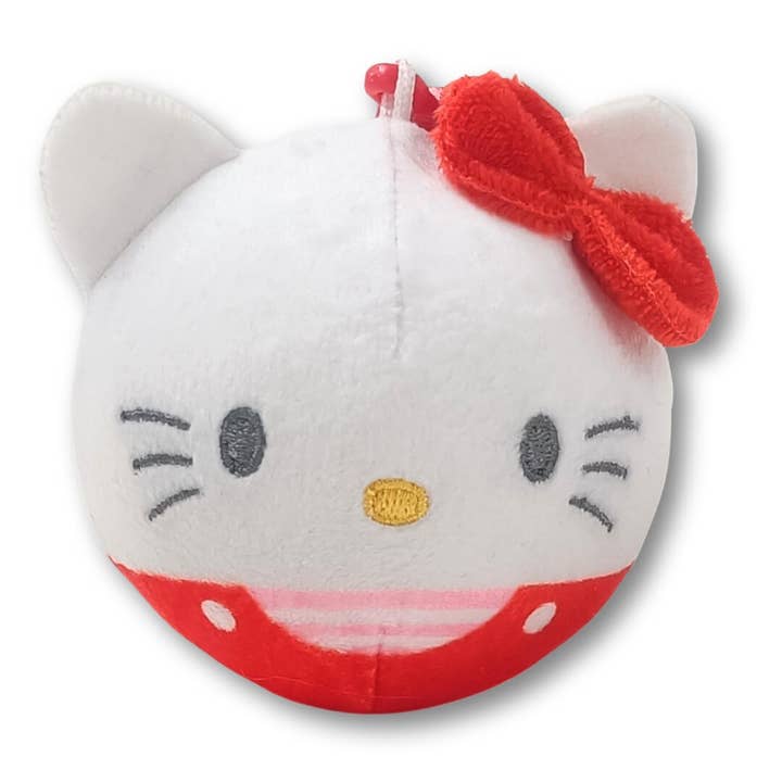 Hello Kitty 7cm Squeezy Plush Keychain for wholesale by Baby Republic
