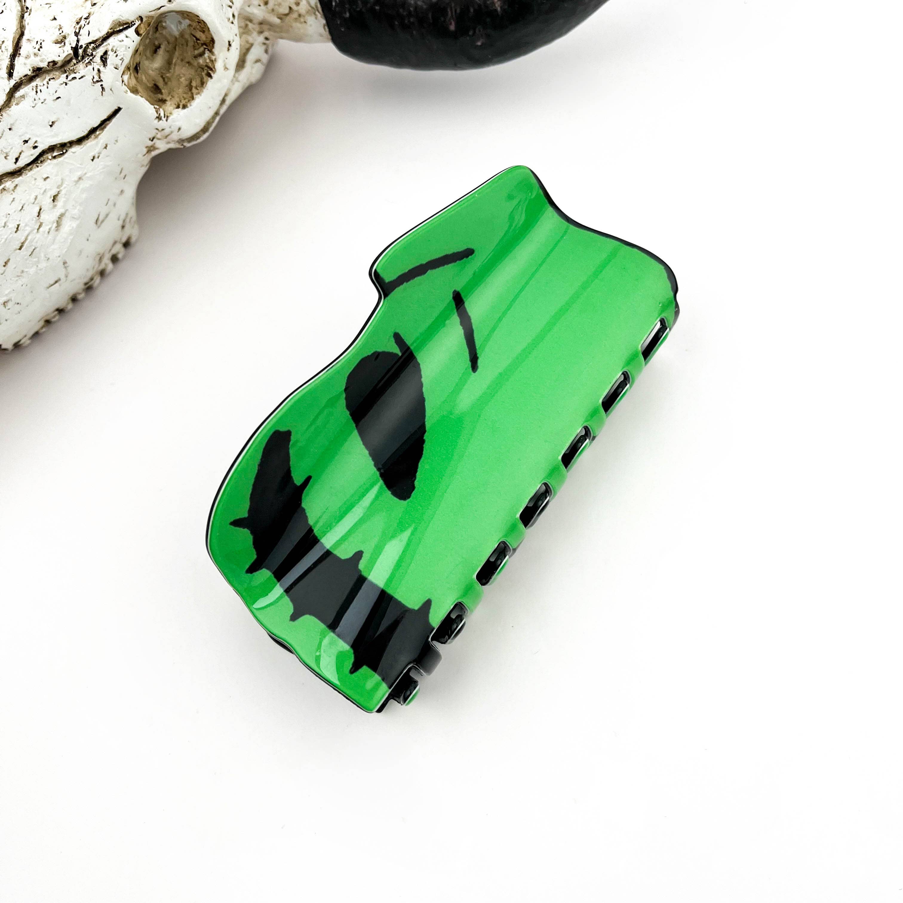 mildstyles – wholesale Hårklämma - Dam – Halloween-klämma med spök- och monstertryck – läskigt rolig4