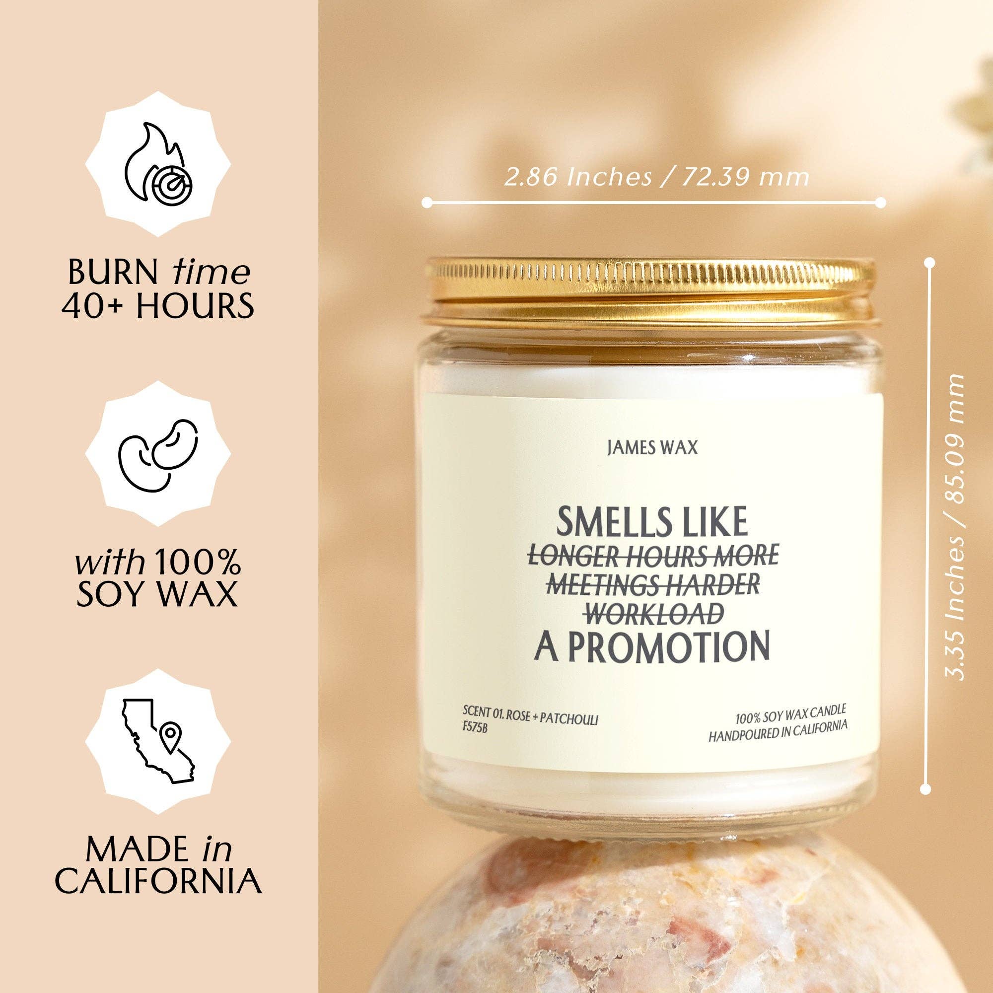 James Wax - Wholesale Jar/Filled Candle - Promotion Gift Promotion Candle For Colleagues F575B3