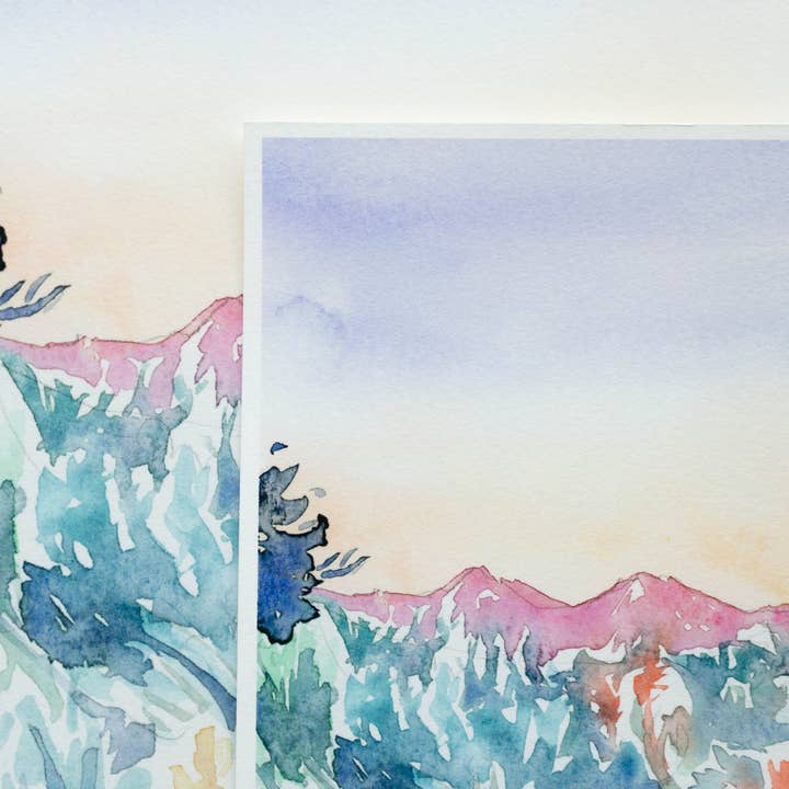 Mel K. Olrich Art - Wholesale Art Print - Southwest Colorado landscape with wildflowers and sagebrush8