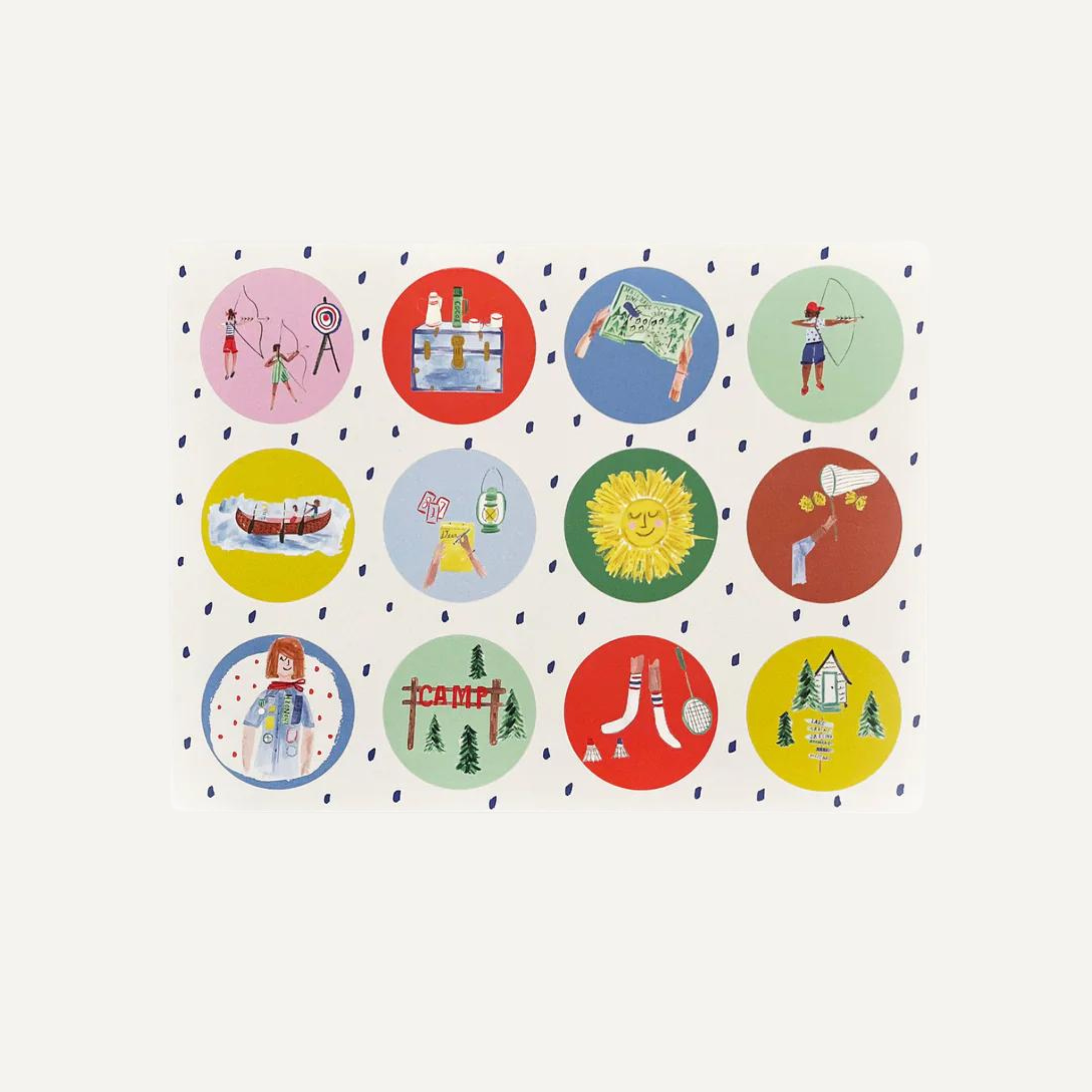 Mr. Boddington's Studio - Wholesale Briefpapier/indexkaartenset - Brieven van het Kamp Briefpapier Set3