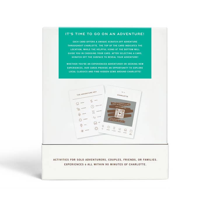 Reach International Outfitters - Wholesale Card Game - Charlotte Adventure Bucket List8