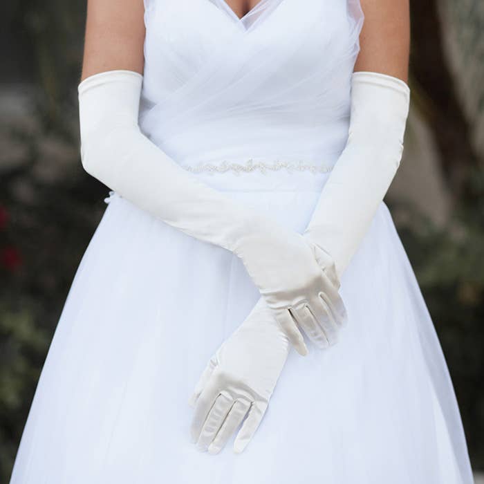 Sensibling Corp. - Wholesale Gloves - Women's - Dressy Satin Long Wedding Gloves7