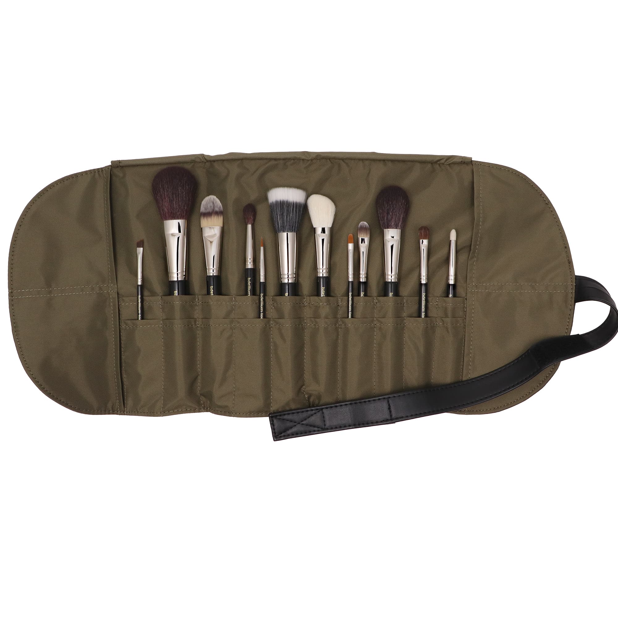 Bdellium Tools – Großhandel Make-up-Pinsel-Set – Maestro Complete 12st. Pinselset mit aufrollbarer Tasche3