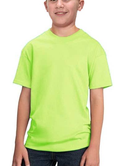 MONAG - Wholesale T-Shirt - Kids - Toddler, Youth, Kids Short Sleeve Neon Hi-Vis T-shirts 2