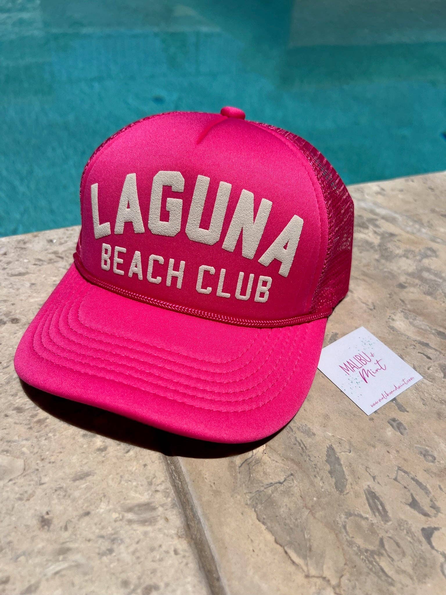 Malibu and Mint – Engroshandel Trucker hat - Dame – Laguna Beach Club-hat5