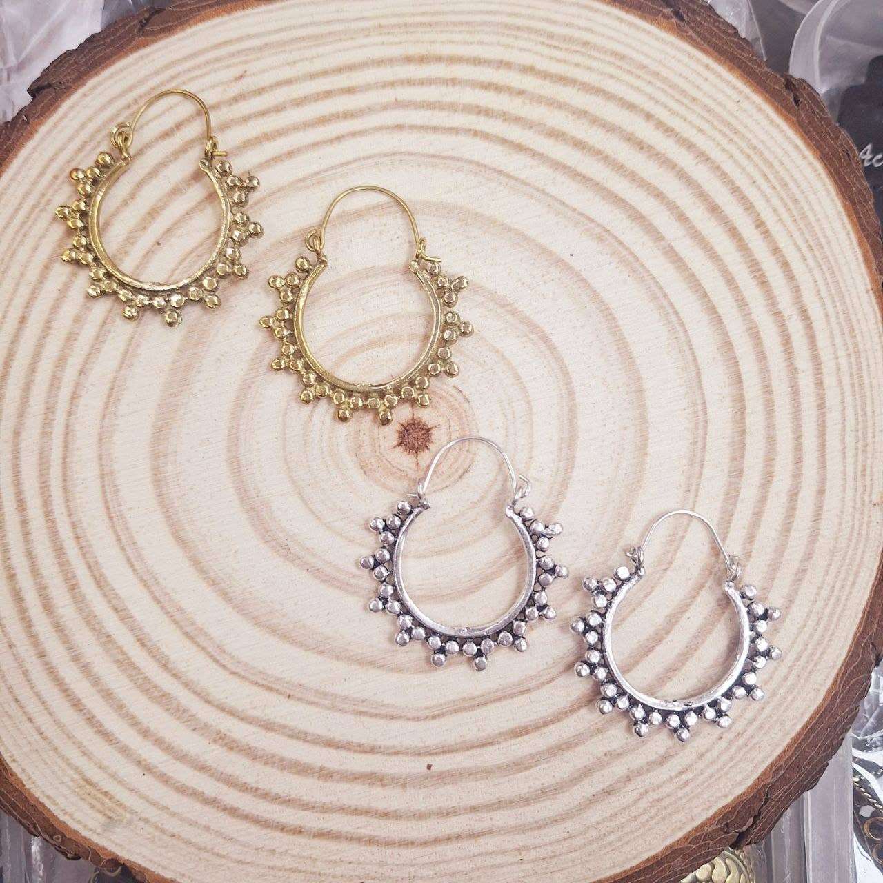 Hecho a mano - Wholesale Dangle Earrings - Gold and silver earrings3