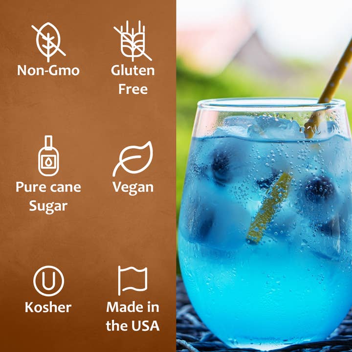 Syruvia - Wholesale Cocktail Mix/Syrup - Blue Raspberry Syrup3