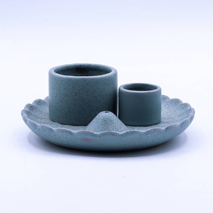 Ceramic Holder for Palo Santo and Sage Bundles - Flo for wholesale by AW Artisan