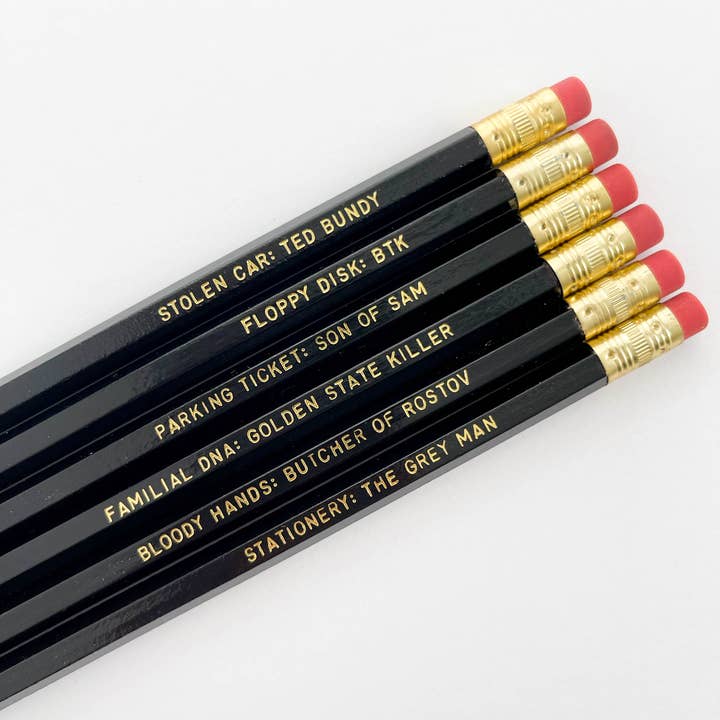 The Caught! Pencil Set for wholesale by Sablewood Paper Company