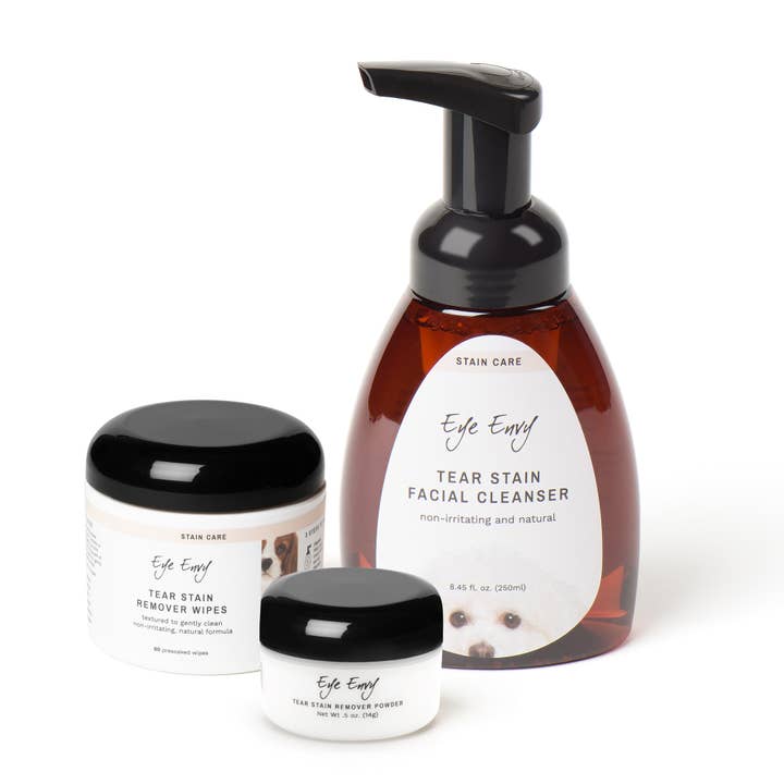 Eye Envy - Wholesale Pet Cleaning Supplies - 3-Step Tear Stain Remover Kit for Dogs2