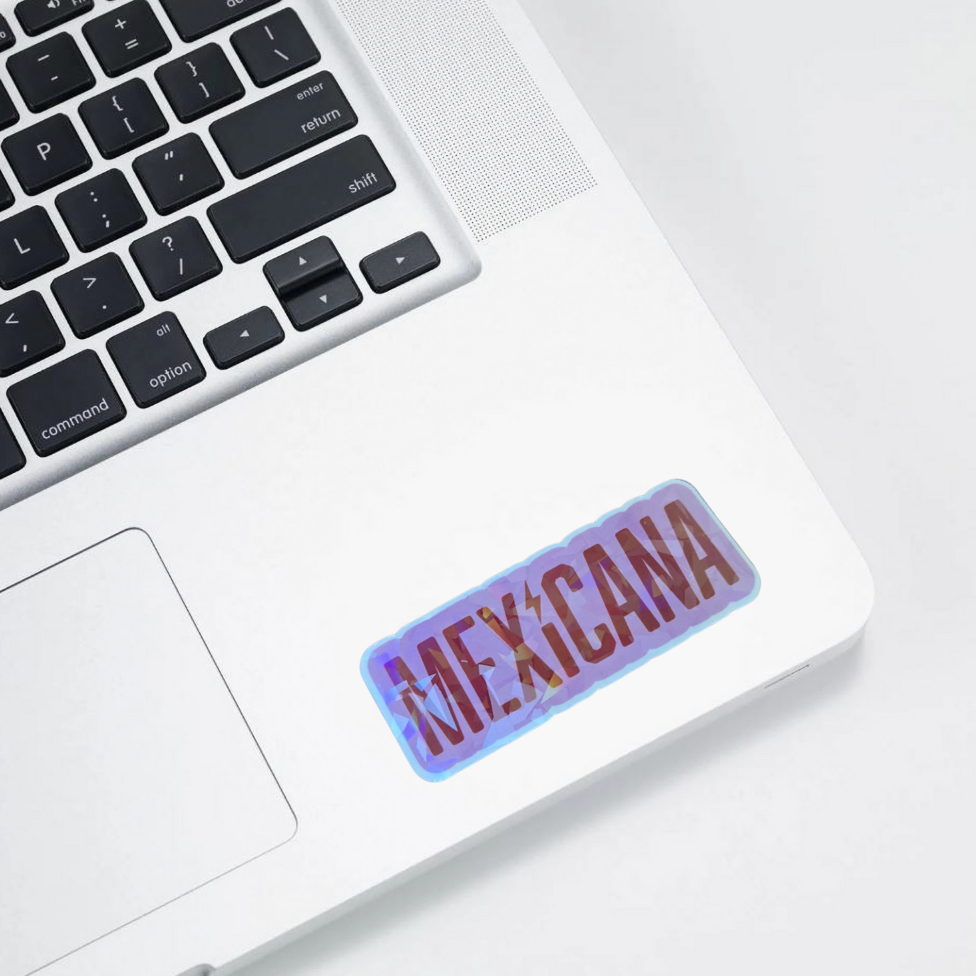 Bloom Designs - Wholesale Sticker - Mexicana – Die Cut Holographic Sticker | Orgullo Rosa con Electric Power ⚡🌸2