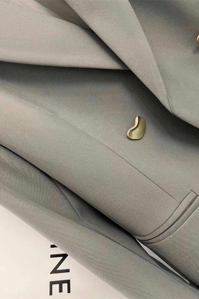 NINEXIS - Wholesale Blazer - Women's - CWOBL0141_LOOSE-FITTING METAL BUTTONED BLAZER7