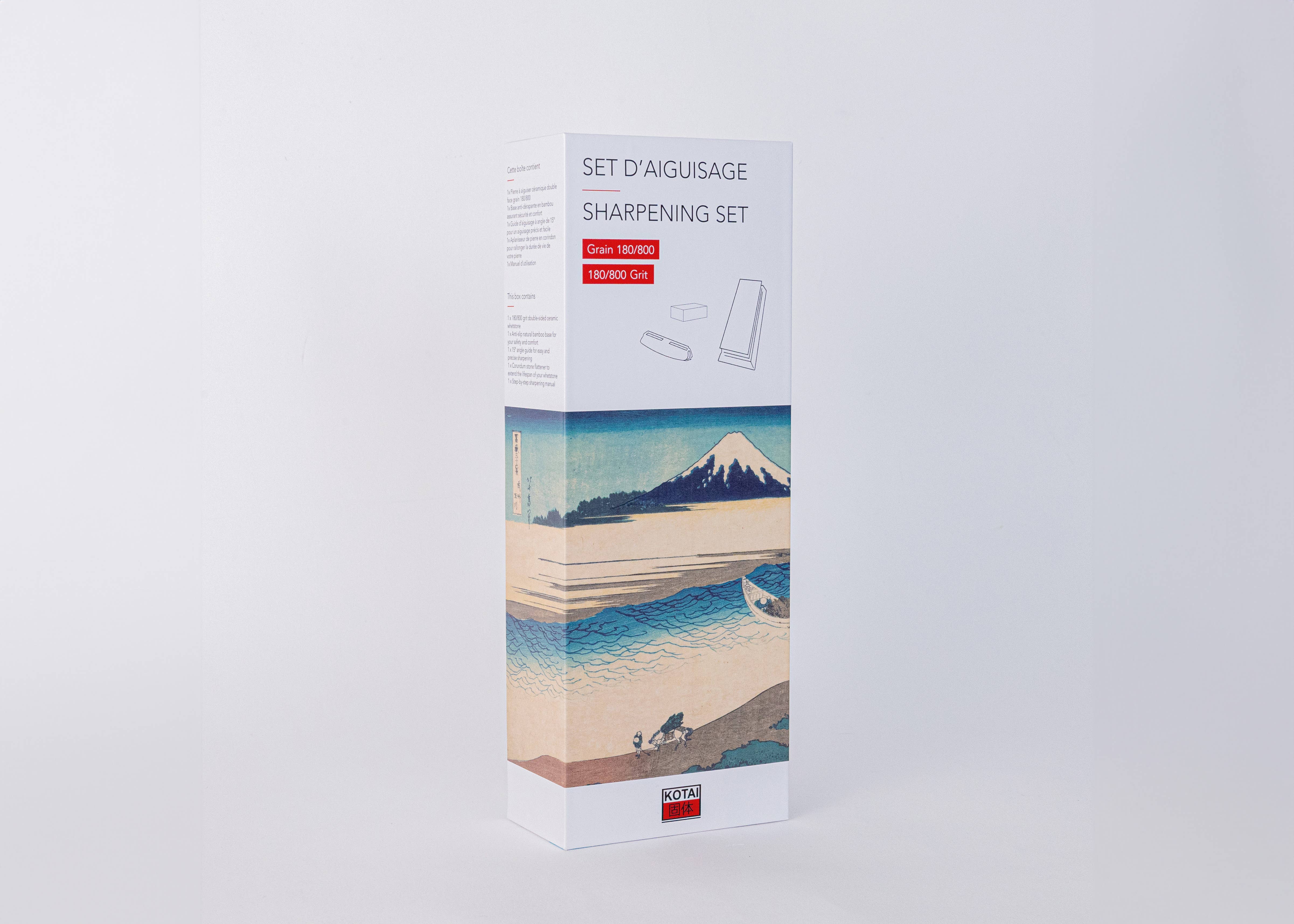 KOTAI - Wholesale Knife Sharpener - Kitchen Accessory - KOTAI Knife Sharpening Set (180/800)4