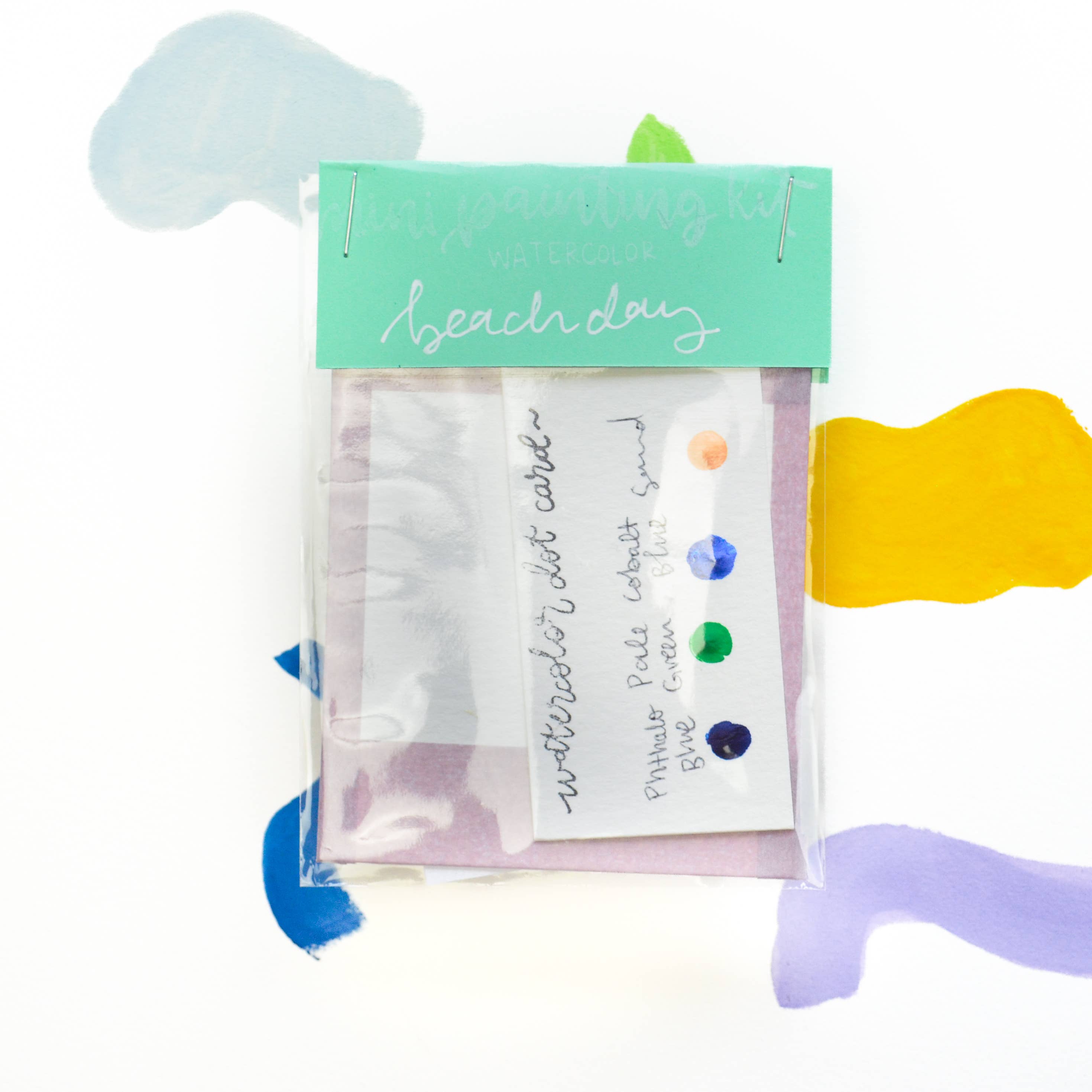 Lavender Chai Co. - Venta al por mayor Kit de manualidades - Mini kit de pintura para un día de playa