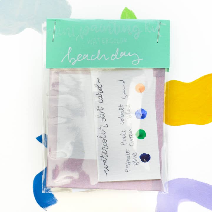 Lavender Chai Co. - Venta al por mayor Kit de manualidades - Mini kit de pintura para un día de playa0