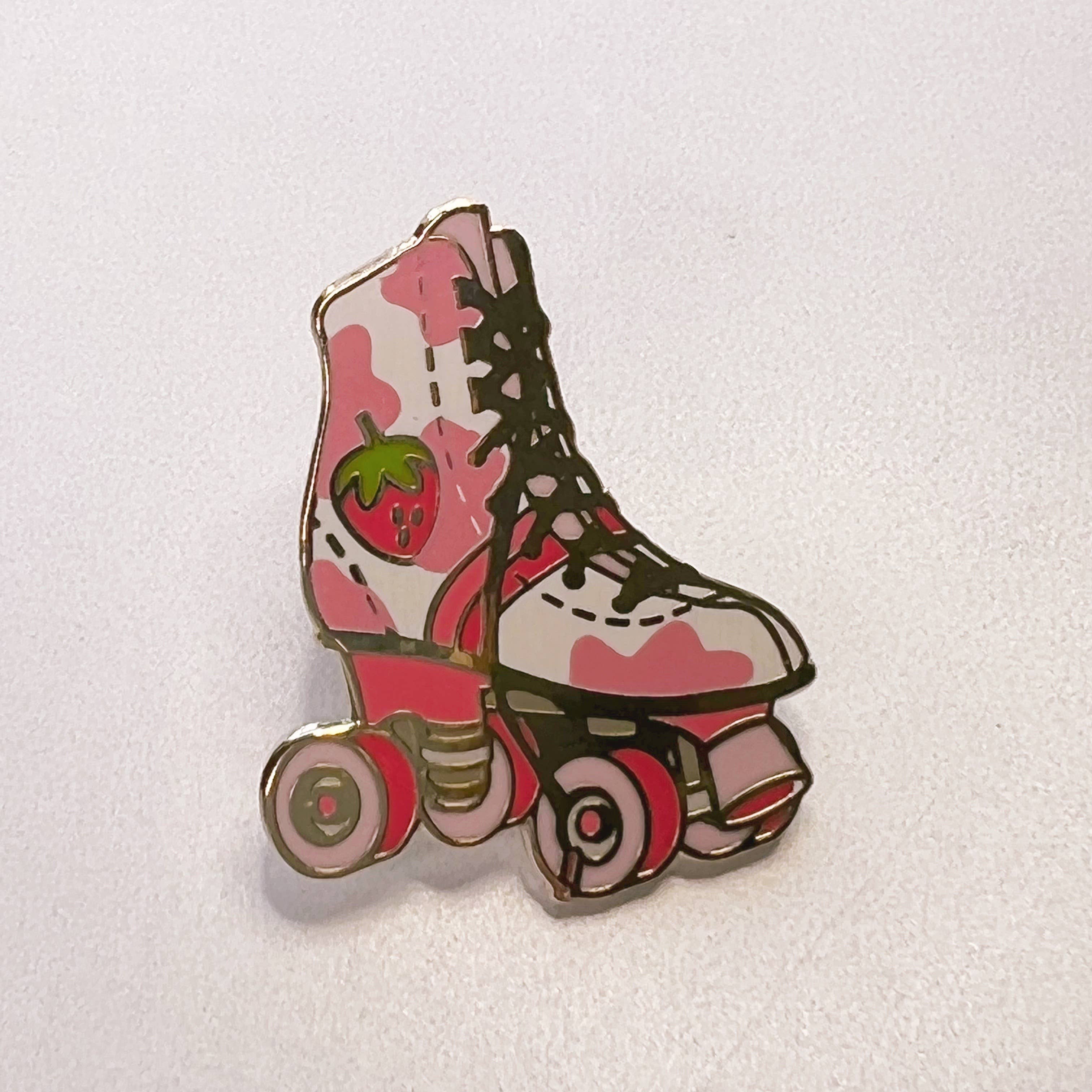 Wildflower + Co. - Wholesale Lapel Pin/Button - Roller Skate Enamel Pin - All7