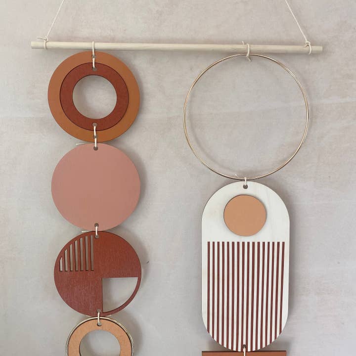 We Are Lunarium Ltd - Wholesale Dimensionele/3D-muurkunst - Moderne kunst aan de muur - Geometrische kunstwerken - Woondecoratie uit het midden van de eeuw 1