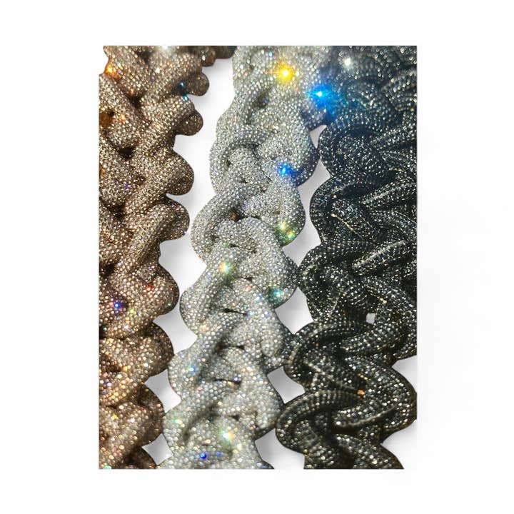 Candy Crystal Strap – Handmade Crystal Cord with Knots for wholesale by Crystalinx