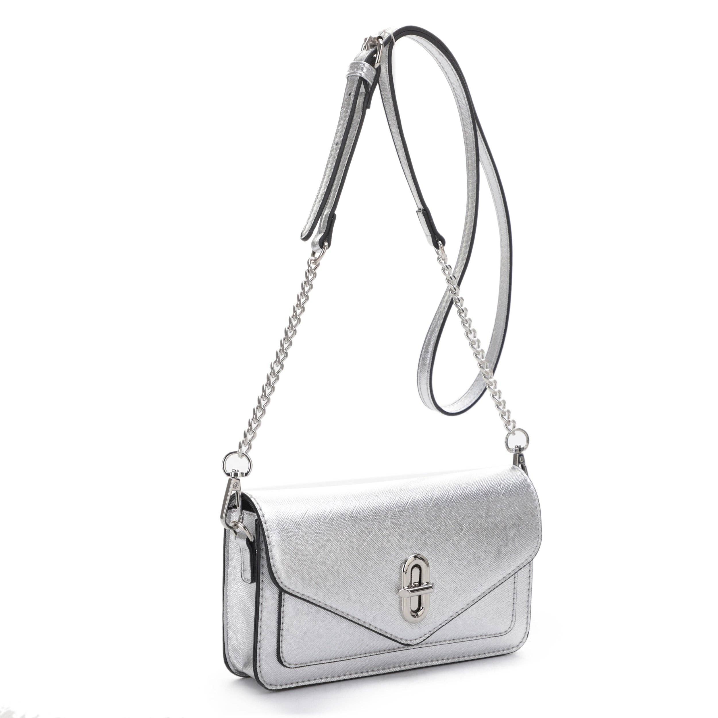 Isabelle Handbags - Vente Sac à bandoulière – femme - SJ20564 Sac bandoulière métallique à poches multiples3