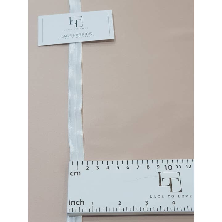 Lace To Love - Wholesale Ribbon – Gift wrapping - Ivory Elastic Velvet Ribbon by The Yard5