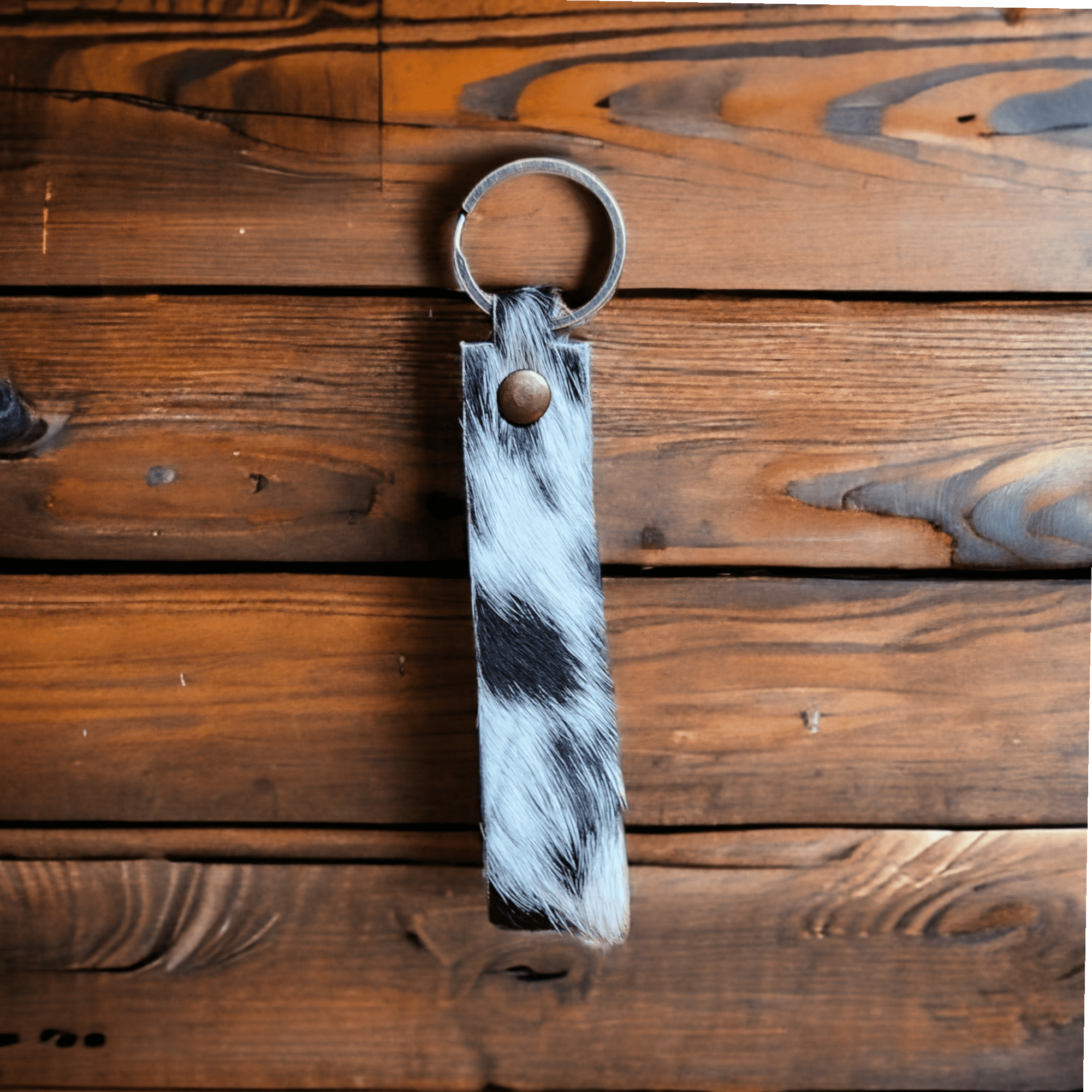Ranch Junkie - Wholesale Keychain - Unisex - Cowhide Leather Key Chain0
