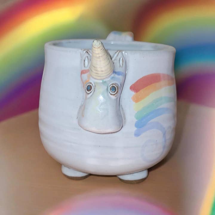 MudWorks Pottery - Wholesale Coffee Mug - Unicorn Mug