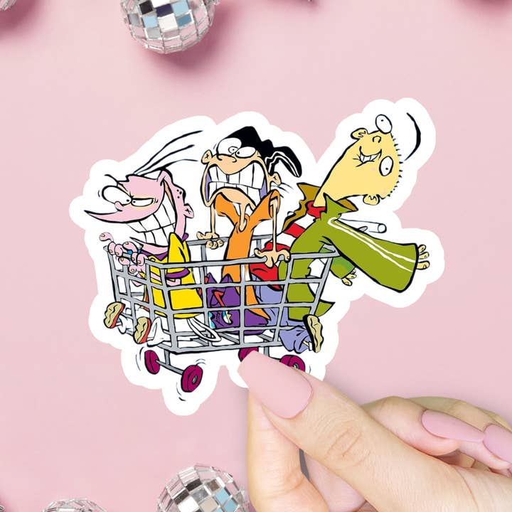 ShopSourSweetener - Wholesale Sticker - Ed, Edd n Eddy Sticker, 90s Children Show, Cartoon Network