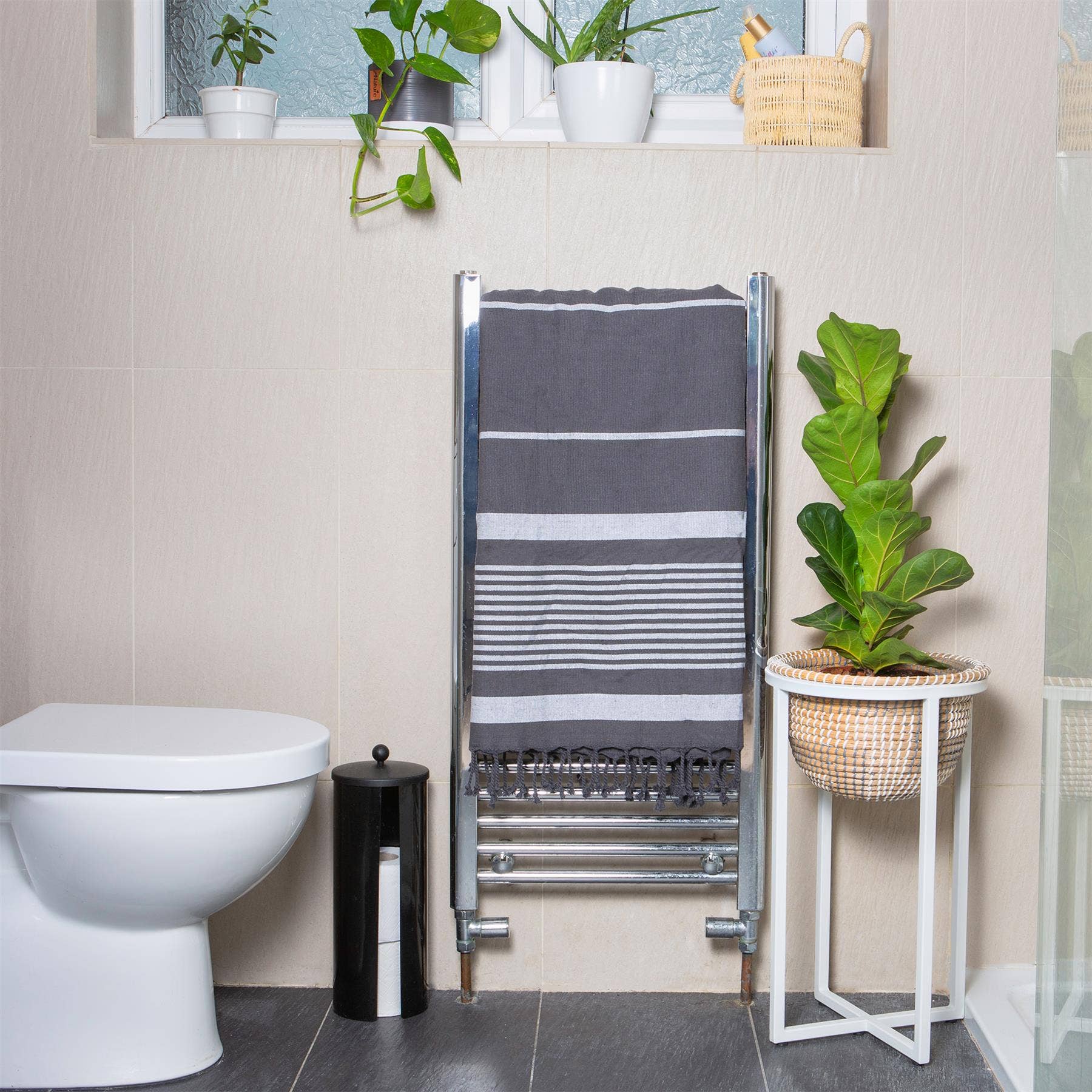 Rinkit Ltd – wholesale Bath towel – Nicola Spring Deluxe Turkish Cotton Bath Towel - Steel Grey1