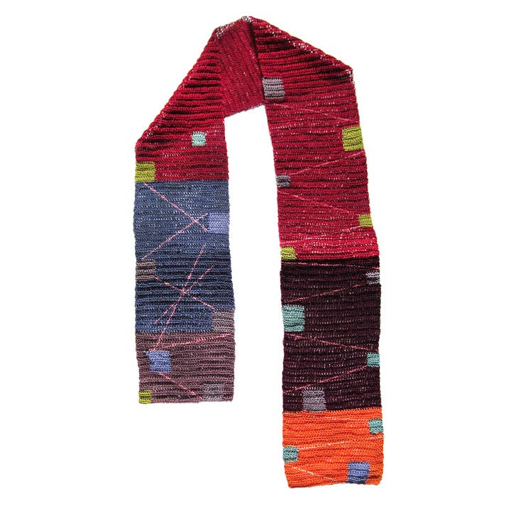 Mondrian Pima Cotton Scarf for wholesale by Little Journeys Chicago