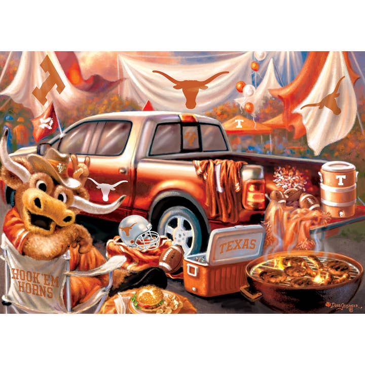 Masterpieces Puzzles - Wholesale Puzzle - Adult - Texas Longhorns - Gameday 1000 Piece Puzzle1