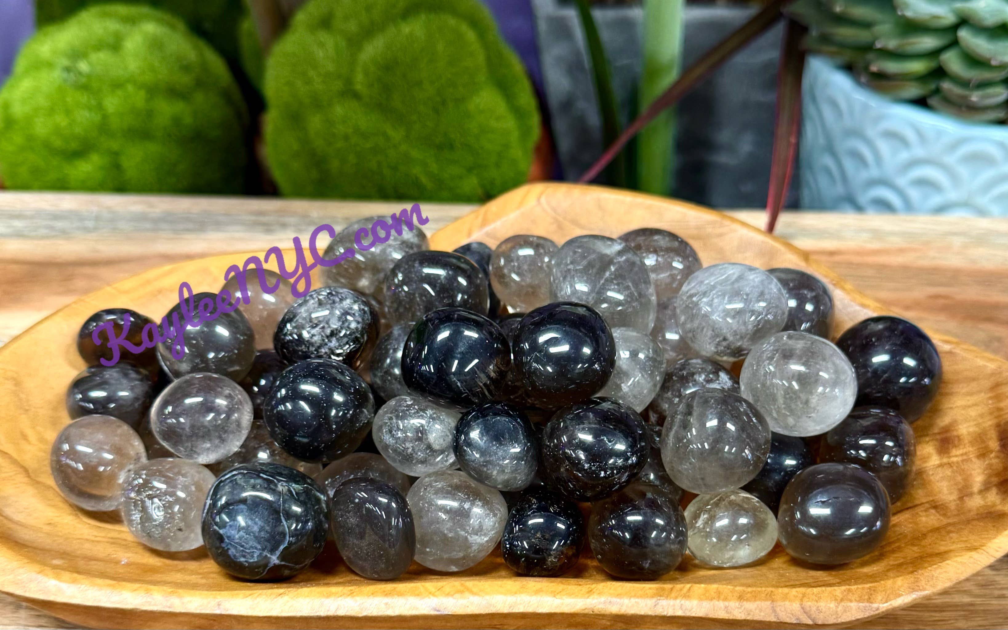 KayleeNYC - Wholesale Spiritual Stone/Crystal - 2 Lbs Natural Smoky Quartz Tumble Healing Energy5