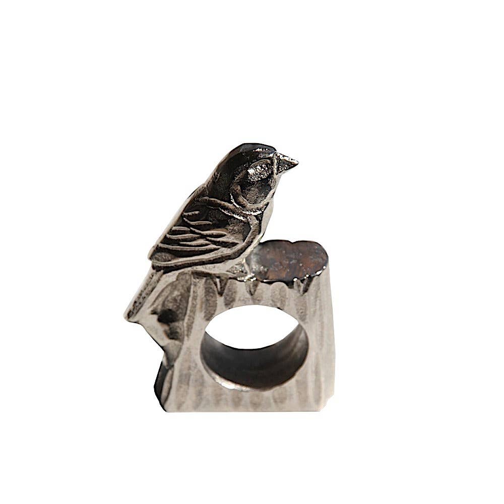 LES SCULPTEURS DU LAC - Wholesale Napkin Holder - Aluminum bird napkin ring1