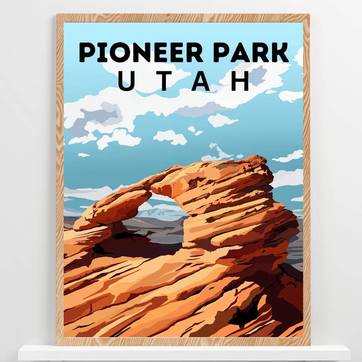 Pioneer Park, St. George | Utah | Southwest Wall Art for wholesale by Wild Life Design Co.