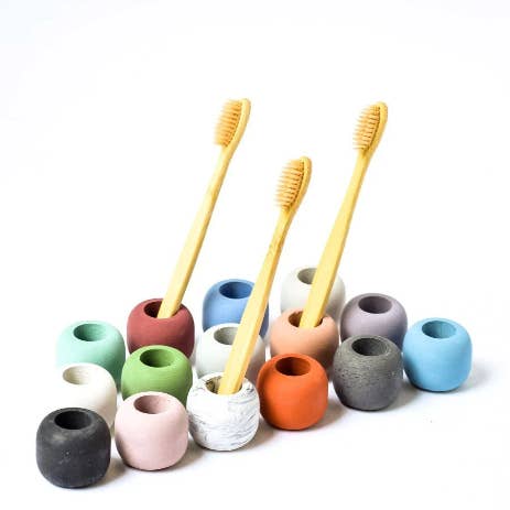 Cedar & Stone Garden – Großhandel Zahnbürstenhalter – Einzelner Zahnbürstenhalter aus Beton