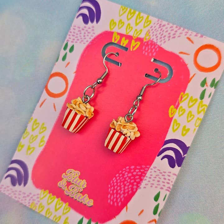 blurandbake - Wholesale Hoop Earrings - Popcorn Dangles