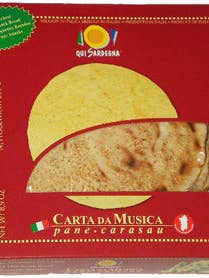 PANE CARASAU Music Paper Box for wholesale by I CAGLIARITANI QUI SARDEGNA