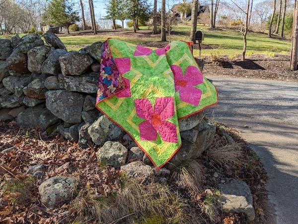 Rachel Rossi Design - Wholesale Craft Sewing Kit - Trellis Twist | Curved Quilt Pattern | Modern Vintage7