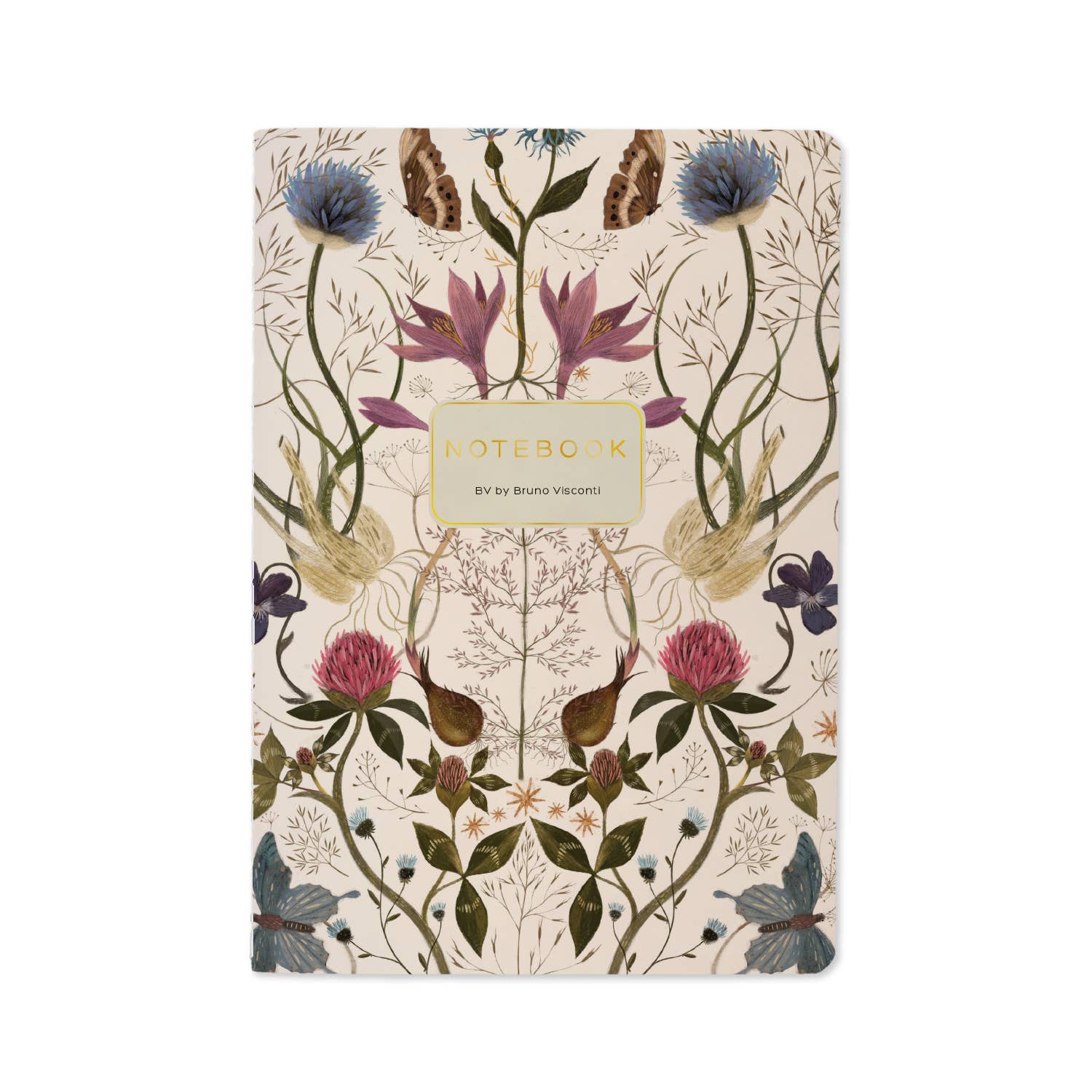 BV by Bruno Visconti - Wholesale Notebook - Symmetrical Flora Notebook