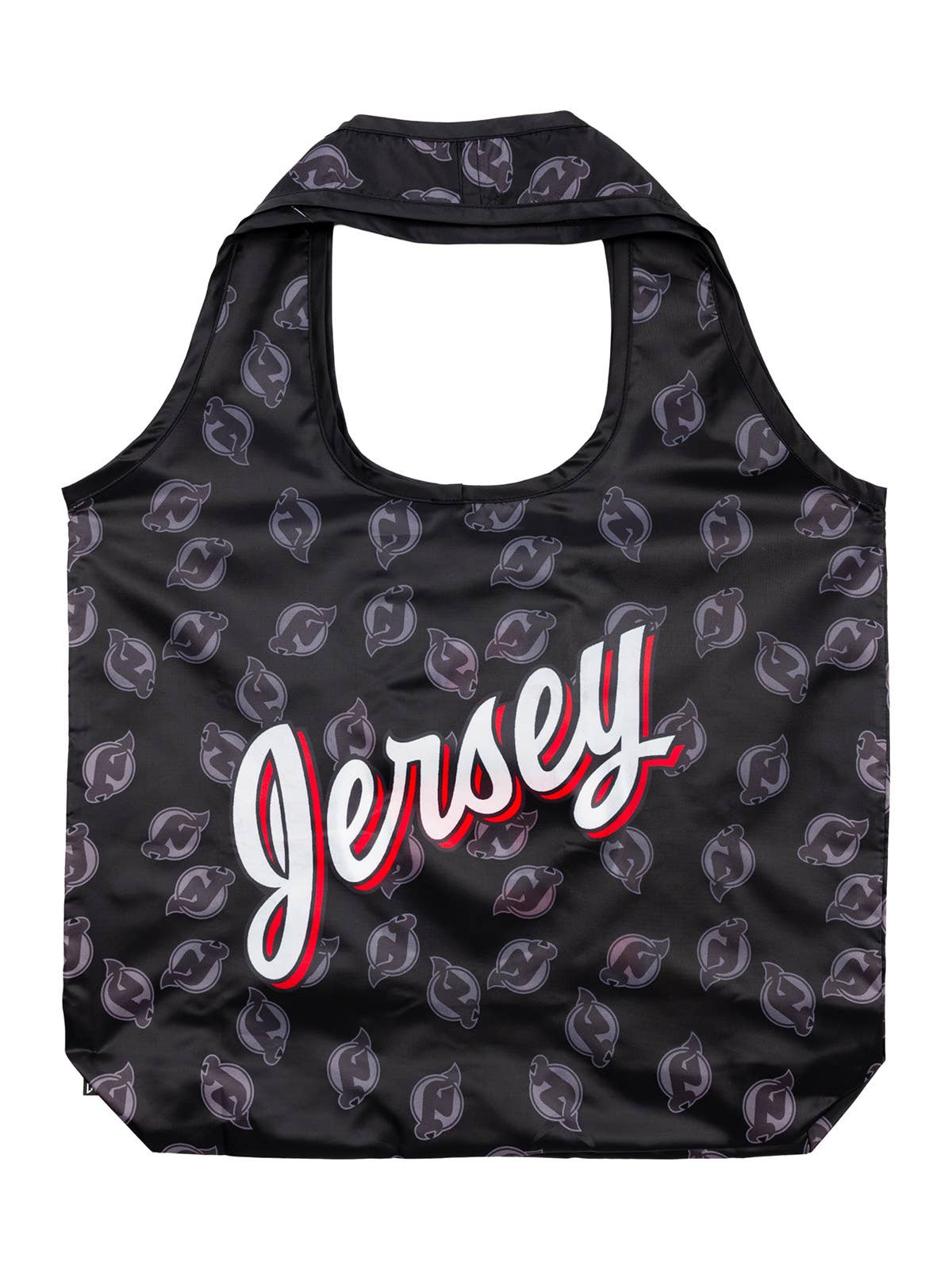 Black New Jersey Devils Packable Bag for wholesale on Faire2