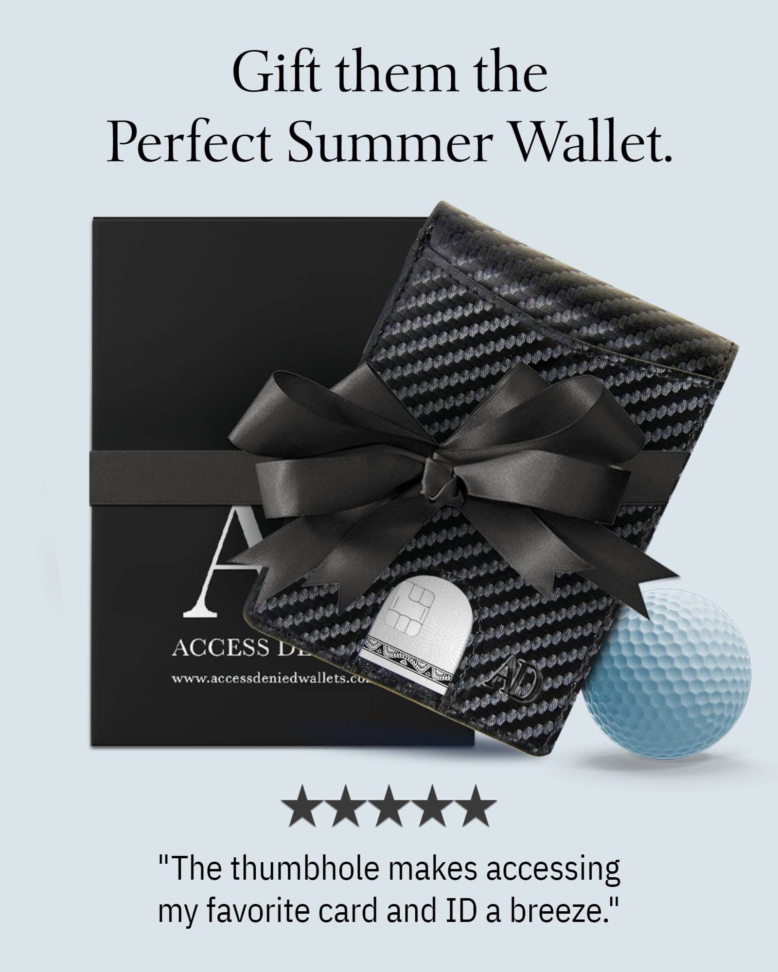 Access Denied Accessories - Vente Portefeuille – homme - Portefeuilles Bifold pour Hommes Portefeuille Mince en Cuir RFID avec Sangle de Tirage5